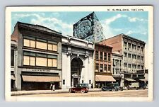 Elyria OH-Ohio, Elyria 100 Percent City, Business Section Vintage c1930 Postcard picture