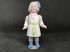 Vintage German Bisque Hertwig & Co. Standing-Jointed Young Girl Doll 4