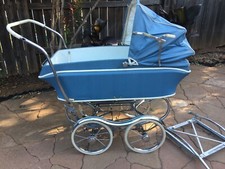 Excel Cond - VINTAGE REX STROLL-O-CHAIR PRAM BABY NANNY BUGGY STROLLER CARRIAGE picture
