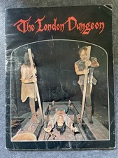 Vintage The London Dungeon Souvenir Brochure Booklet Guide Programme Halloween  picture