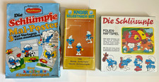 VINTAGE LOT OF 3 SMURF ITEMS GERMANY MINT IN BOX SEALED 1970s - 1980s picture