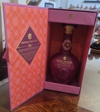 Chivas Regal Royal Salute 26 Year Box Empty Scotch Whiskey Box and Bottle Rare picture