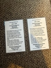Authentic John Gotti Funeral Cards  That I received Myself At His Funeral. picture