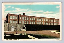Ephrata PA-Pennsylvania, High School, Antique Vintage Souvenir Postcard picture