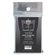 5,000 Max Protection Thick Card & Vintage Smooth Glide Notched Soft Sleeves picture