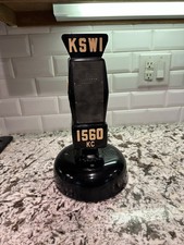 Vintage KSWI 1560 Mike-Radio Promotional Microphone Radio -  No Reserve picture