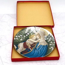 Limoges & Parlo Madonna & Child Botticelli 1976 Ltd Ed Religious Collector Plate picture