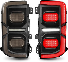 Pair Smoked Full LED Taillights for Ford Bronco 2021–2026 2/4 Door picture