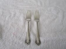 2 PIECE~Vintage Silverplate ~[ WM Rogers & Son AA ]~ MAYFLOWER FORKS picture