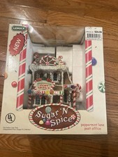 2004 Lemax Sugar N Spice Peppermint Lane Post Office New  picture