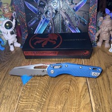 MSI S/E Tri-Grip Blue Cerakote Apocalyptic Partial Serrated 210T-11 APPMCBL picture