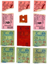 1971 Madison Square Garden Circus Sly Stone Rock Concert Ticket Stubs Lot of 12 picture