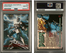 1993 Skybox Marvel Masterpieces Doom 2099, PSA 10 Pop 100, Very Hard To Find picture
