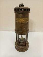 Vintage E. Thomas & Williams Cambrian Brass Miners Lamp - 6 1/2