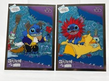 2023 Topps DISNEY 100 #SC-2 Be Our Guest / #SC-9 All Hail The King - STITCH picture