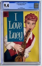 I LOVE LUCY 17 * CGC 9.4 * DELL 1957 * Lucille Ball PHOTO COVER * NEW CASE 👀 picture