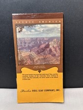1951 Peerless Roll Leaf Company Scenic America Note Pad Vintage Advertising picture