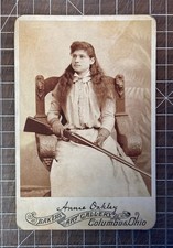 REPRODUCTION - Annie Oakley Cabinet Card picture