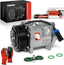 Air Conditioner AC Compressor with Clutch | Compatible with Chevrolet Chevy GMC picture
