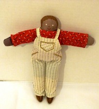 African American Handmade Fabric Folk Art 8 Inch Doll Collectible Ethnic picture