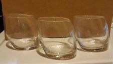 (SET OF 3) CHIVAS REGAL Scotch Whiskey Tilted Design Glasses picture