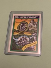 Dr. Doom 1990 Impel Marvel Comics Universe Series 1  Super Villains #60 picture
