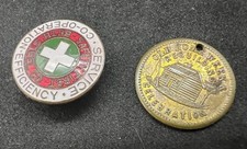 Antique Baltimore Button & Medal Lot Bethlehem Steel & 1906 Balt. Old Home Week picture