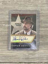 STANLEY TUCCI RARE AUTO AUTOGRAPH 2011 Upper Deck Captain America First Avenger picture