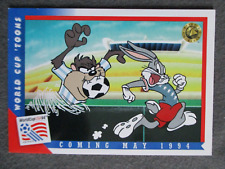 1994 World Cup 'Toons Upper Deck Promo Card Buggs Bunny Taz Tazmanian Devil WCT1 picture