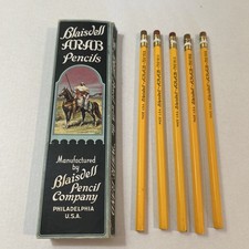 Antique Blaisdell Arab No.2 Pencils with the Box Intact unused Set of 6 Pencils  picture