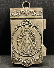 Argentina 1900´antique Dance Card Our Lady of Lujan, Pure Art Nouveau - pendant picture