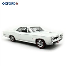 OXFORD 1/87 1966 Pon GTO White Diecast Model Collectible picture