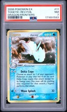 Togetic Reverse Holo 11/101 PSA 7 Dragon Frontiers Pokemon Card Game picture