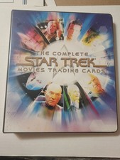 RARE VHTF The Complete Star Trek Movies Binder Complete 90 Card BS + 30 Plot Syn picture
