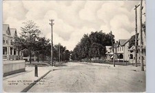 HIGH STREET clayton nj original antique postcard new jersey picture