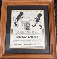 Gold Dust Twins Vintage Advertisement Framed  picture