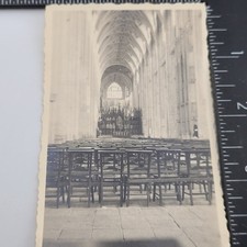 England Winchester Church Building Interior Altar Pews Vintage Photo picture