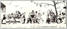 Plymouth Massachusetts November Cookout, Recreation Center Postcard picture