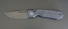• Remette Knives Rhino Folding Pocket Knife Black Micarta Sandvik 14C28N BNIB  picture