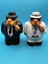 Joe Camel Cigarettes Ceramic Salt & Pepper Shakers NEW Max & Ray picture