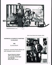 1970s Original Vintage Jonas Gerard Art Studio Gallery Photo Print Ad picture