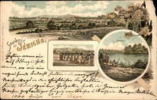 Jericho Palestine German Jerusalem Postmark 1898 Postcard bhn picture