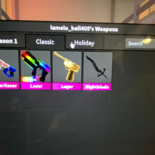 Roblox Murder Mystery 2 Game Item nightblade picture