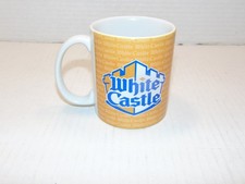 Vintage Yellow/ orange  White Castle  Coffee Mug picture