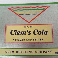 1930's CLEM'S COLA 