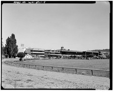 5. View looking NW showing all major buildings grandstand side track, beginning picture