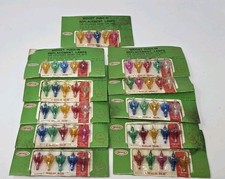 Vintage Imperial Christmas Midget Push In Replacement Lamp Bulbs Lot Of 11 picture