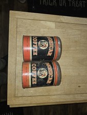 Mohican Vintage Coffee Tin Canister. No Lids. 2 Pack. Okay Condition See Photos picture
