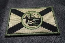 FLORIDA STATE FLAG HOOK FASTENER PATCH (MTF1) picture