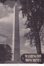 1951 The Washington Monument Washington DC Brochure picture